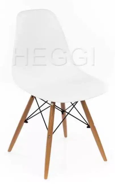 Стул деревянный Eames PC-015 white