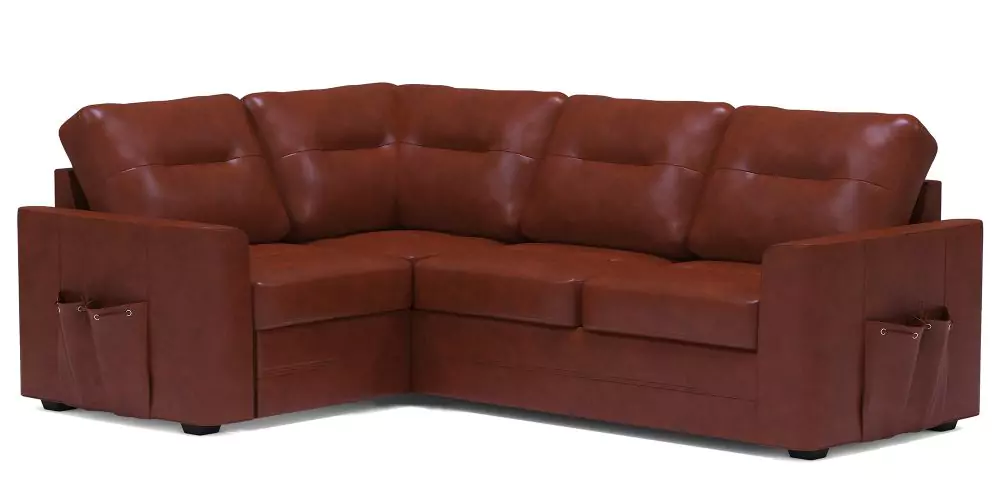 Беллино 2 угловой кожаный диван