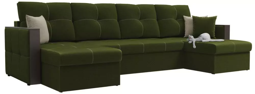 Угловой диван Валенсия П дизайн 11