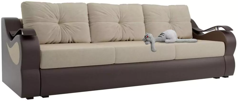 Прямой диван Меркурий еврокнижка Дизайн 17