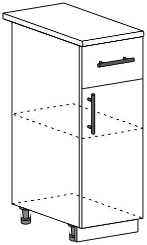 Шкаф нижний с 1 ящиком ШН1Я 300 арт153
