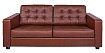Кожаный диван Камелот, Коричневый
