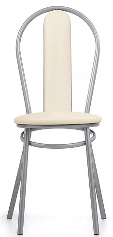 Стул на металлокаркасе Ламнил ваниль в крапинку / светлый мусс, Бежевый