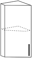 Шкаф верхний торцевой ШВТ 300 арт153 