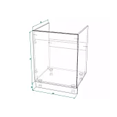 Шкаф нижний под мойку ШНМ 600-1 Норд (канадский орех) Коричневый 