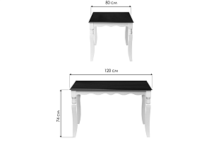 Стол Provance white / oak 