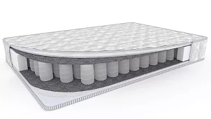 Кровать с подъемным механизмом и Матрасом Ника и Матрасом Дивано НПБ Подъемный Белый 