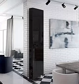 Поворотный шкафчик Драйв Шелф черное стекло Черный 