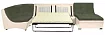 Угловой диван Релакс Монреаль, Зеленый