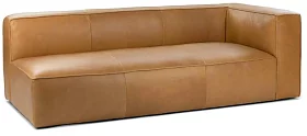 Прямой кожаный диван Миро (Лофт) Без механизма 