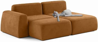 Модульный диван Маттео Без механизма Оранжевый 