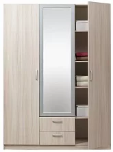 Шкаф 3-х дверный Эко 5.14 с зеркалом арт238 Боровичи