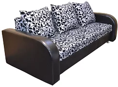 Прямой диван Еврокнижка с подлокотниками дизайн 3 Еврокнижка 