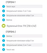 Матрас Лонакс Релакс Медиум TFK Белый 