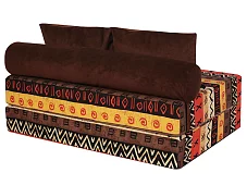 Бескаркасный диван PuzzleBag Паззл Африка XL Раскладывается на пол Коричневый