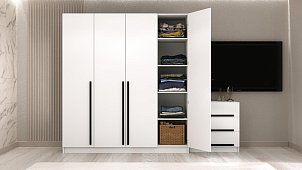 Комплект в гостиную Бастион 2,8 м Белый 