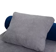 Бескаркасный диван Паззл Серый L Раскладывается на пол Серый