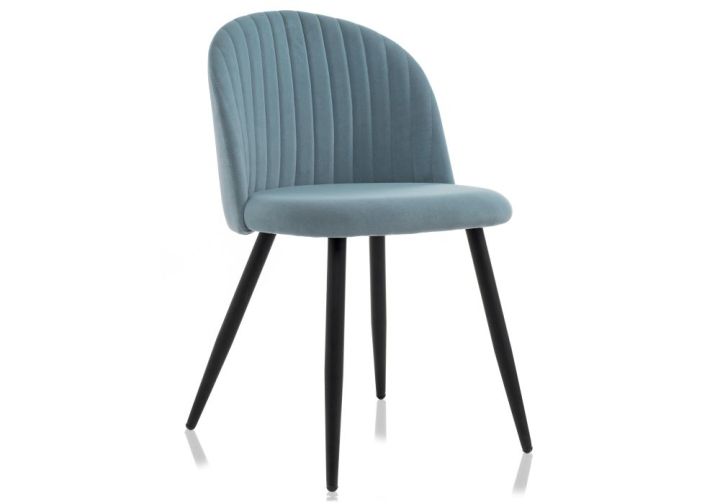 Стул Gabi 1 light blue / black, Голубой