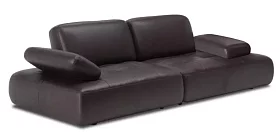 Прямой кожаный диван Rizvan (Сканди) Без механизма 
