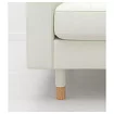 Угловой диван с оттоманкой Морабо, Белый