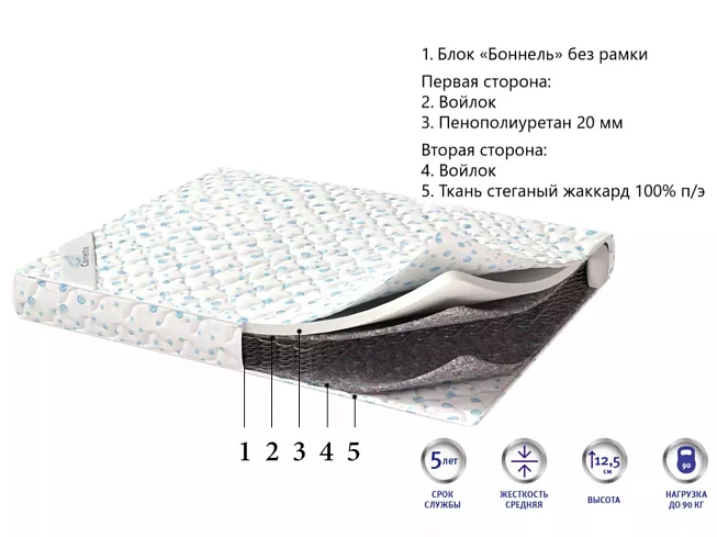 Матрас Компатто (Компатто), Белый