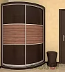 Радиусный шкаф-купе Мебелеф-13